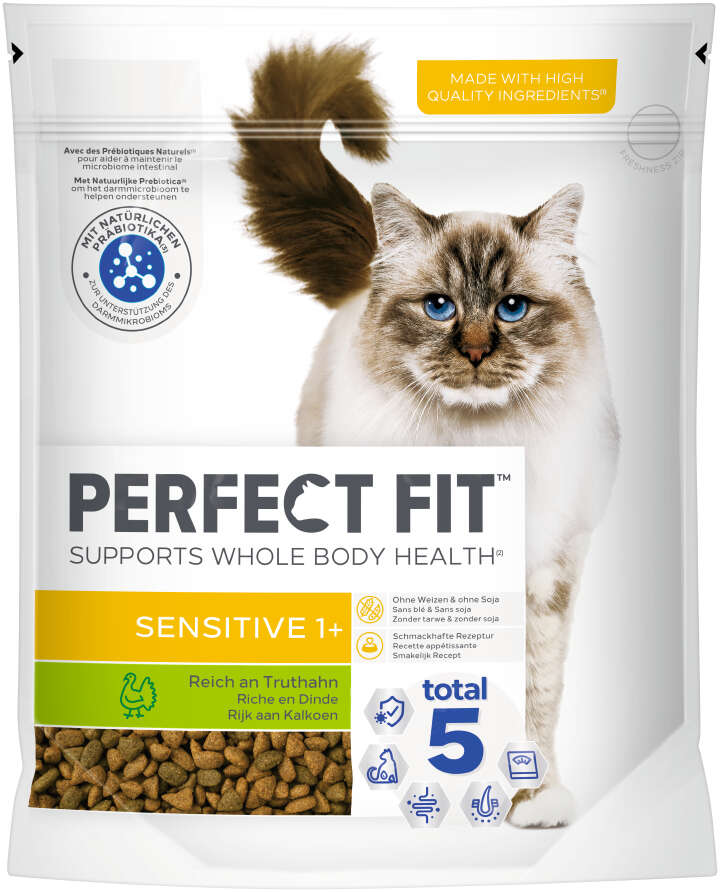 PERFECT FIT Katzen-Trockenfutter Sensitive - Mit Truthahn